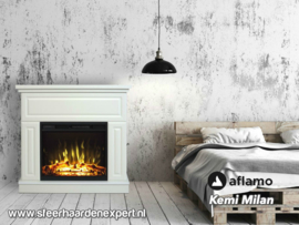 Aflamo Kemi Milan -Schouw met elektrische sfeerhaard