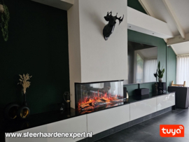 Aflamo Superb 3D 80cm - 3 zijdige inbouwhaard