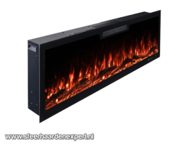 Aflamo Elite 127 - Elektrische inbouwhaard | Cinewall