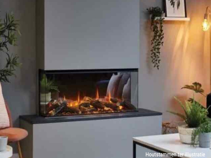 Aflamo Superb 80cm (Deluxe) - 3 zijdige inbouwhaard