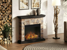 TAGU Tori Stone Cream met elektrische led haard