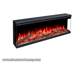 Aflamo UNIQUE PRO 80 cm Elektrische Haard – 3D Vlameffect, Geluidseffecten, Smart App en Verwarming