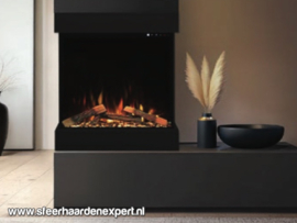 Aflamo DAME - Driezijdige elektrische haard