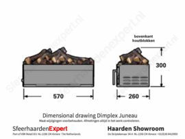 Dimplex Juneau M - Elektrische waterdamp haard