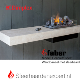 Dimplex Shelf - Wandpaneel met sfeerhaard waterdamp