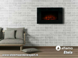 Aflamo Etela - Elektrische wandhaard LED voor aan de muur