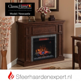 Classic Flame elektrische sfeerhaard met schouw New Castle Kersen