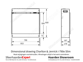 Charlton & Jenrick i-790 Slim - Elektrische Haard