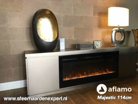 Aflamo Majestic 45 (114cm breed) - Elektrische inbouw haard