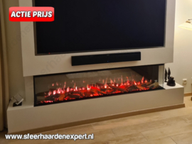 Trimline 150E driezijdige 3D haard - Elektrische haard