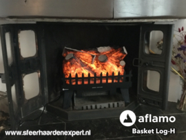 Aflamo Logset Heat - Elektrische inzethaard met verwarming