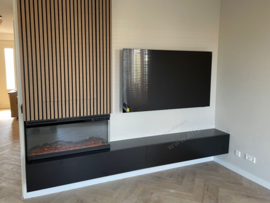 Aflamo UNIQUE PRO 80 cm Elektrische Haard – 3D Vlameffect, Geluidseffecten, Smart App en Verwarming