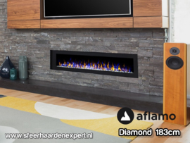 Aflamo Diamond 183cm - Inbouw haard elektrisch