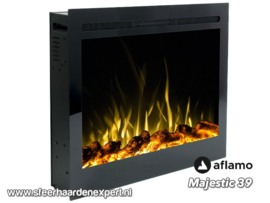 Aflamo Majestic 77cm breed - Elektrische inbouw sfeerhaard