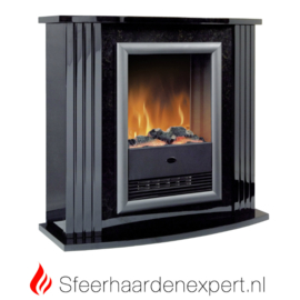 Dimplex Mozart Deluxe Zwart - schouw met elektrische haard