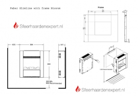 Wandhaard - Faber Nissum wit hoogglans