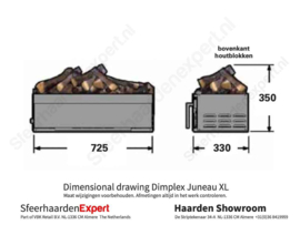 Dimplex Juneau XL - Elektrische waterdamp haard