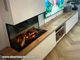 Aflamo Superb 80cm (Deluxe) - 3 zijdige inbouwhaard