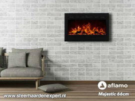 Aflamo Majestic 66cm - Wall Fire Elektrisch