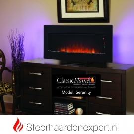 ClassicFlame Serenity wand of hang elektrische sfeerhaard