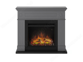 Tagu Larsen Grijs - Schouw met elektrische haard Powerflame-One