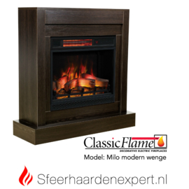 Classicflame schouw Milo modern wenge elektrische haard CF23-3D