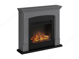 Tagu Helmi Grijs - Schouw met elektrische haard Powerflame-One
