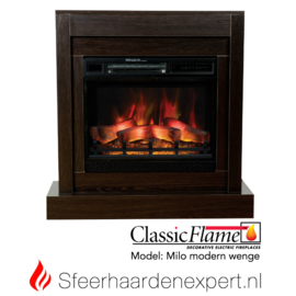 Classicflame schouw Milo modern wenge elektrische haard CF23-3D