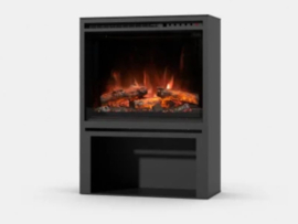 Wanders ombouw met houtopslag + elektrische haard Redstone 24
