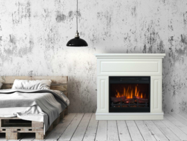 Classicflame Kemi Wit - Schouw met 3D haard