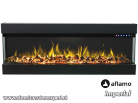 Aflamo Imperial 43 | 110cm - Elektrische haard driezijdig