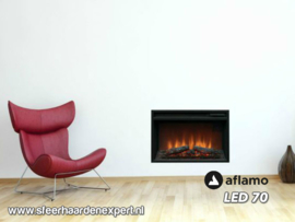 Aflamo LED 70 - Elektrische inbouwhaard 66 x 48cm