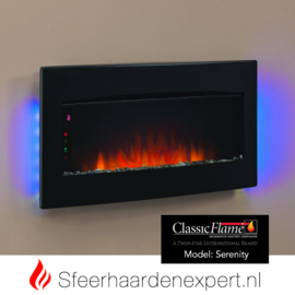 ClassicFlame Serenity wand of hang elektrische sfeerhaard