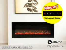 Aflamo Majestic 50 (128cm breed) - Elektrische inbouw haard