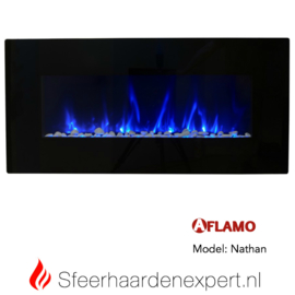 Aflamo Nathan - Elektrische Multicolor LED wandhaard voor aan de muur
