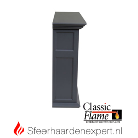 Classicflame schouw Sula grafiet grijs met elektrische sfeerhaard CF28