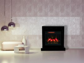 Classicflame Vigo Zwart - Moderne schouw met 3D haard