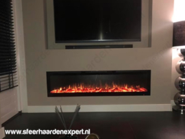 Aflamo Senza Deluxe 153cm - Elektrische inbouw haard