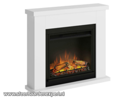 TAGU Frode Pure White met elektrische LED haard