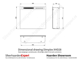 Dimplex XHD28 - Elektrische sfeerhaard