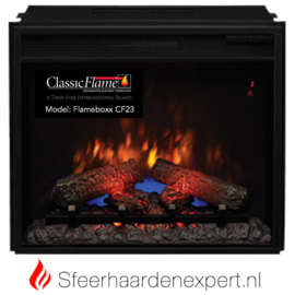 Classicflame CF23 elektrische LED inbouw sfeerhaard 60,5 x 51 cm