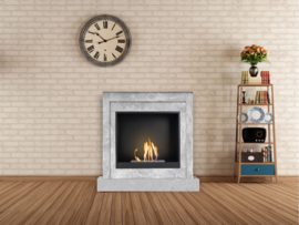 Classicflame Milo Grijs modern met Bio Ethanol haard