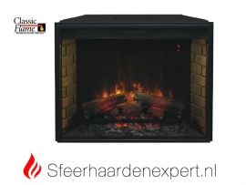 Classicflame CF33 elektrische LED inbouw sfeerhaard 86,5 x 66 cm