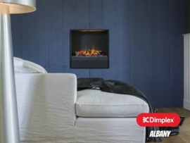 Dimplex Albany  - elektrische inbouw haard waterdamp en verwarming