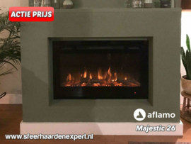 Aflamo Majestic 66cm breed - Elektrische inbouw sfeerhaard