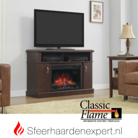 Classicflame Dwell - TV meubel met elektrische LED inbouw sfeerhaard CF26
