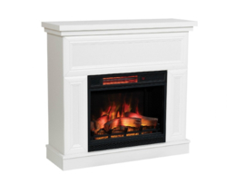 Classicflame Kemi Wit - Schouw met 3D haard