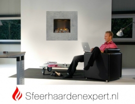 Wandhaard - Faber Nissum rood hoogglans