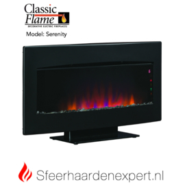 ClassicFlame Serenity wand of hang elektrische sfeerhaard