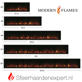 Modern Flames - Ambiance Full View LFV60/15-SH ( 152,4 x 38 cm )